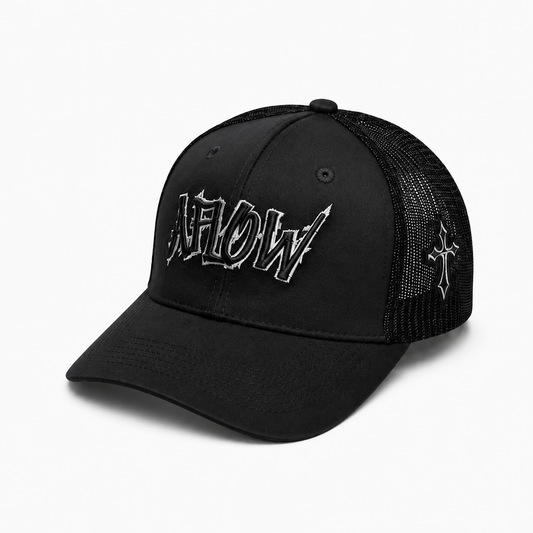 Gorra Trucker AFLOW Black Edition 777