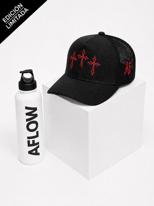 Gorra Trucker AFLOW | Triple Cross Red